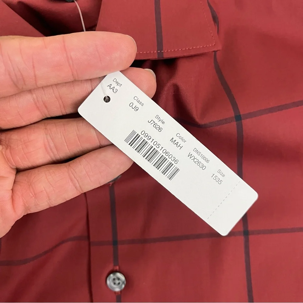 J. Crew Destination Tailored Fit Plaid Button Down Shirt